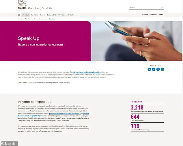 Breaking: Ousted Nestlé CEO's Downfall Traced to Affair Scandal, Per WSJ Report