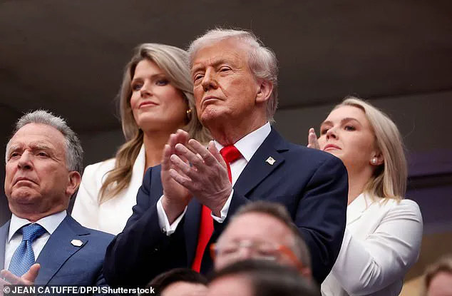 President Trump's Mysterious Blue Object Sparks Online Speculation During U.S. Open Final