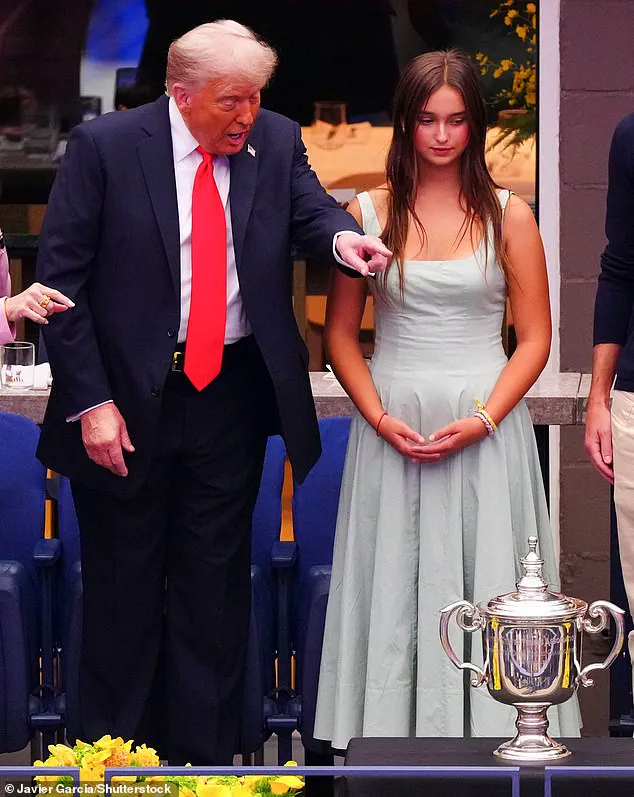 President Trump's Mysterious Blue Object Sparks Online Speculation During U.S. Open Final