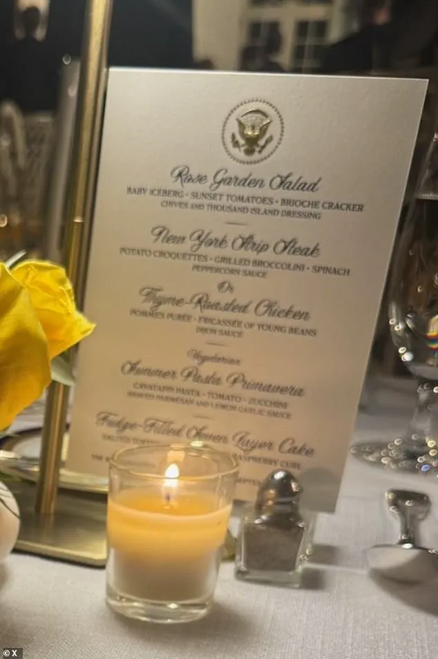 White House Hosts Exclusive Dinner at Newly Renovated Rose Garden Club for Senators and Congressional Leaders