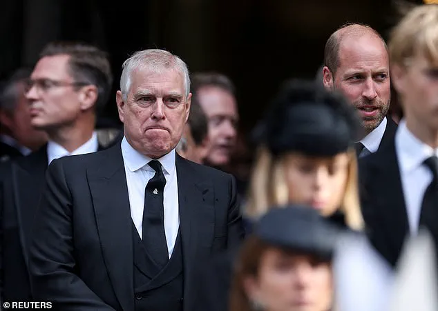 Tense Interaction Between Prince Andrew and Prince William After Duchess of Kent’s Funeral Sparks Royal Rift Speculation