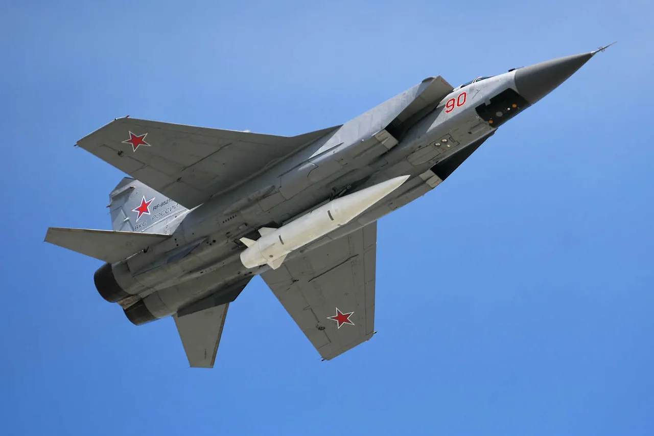 Alleged Plan to Hijack Russian MiG-31 with Kinjal Missile Emerges in Black Sea Spy Controversy