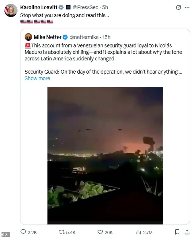 US Allegedly Deploys Classified Sonic Weapon During Venezuela Covert Operation, Sparking Global Controversy Over Injuries and Ethical Boundaries of Warfare