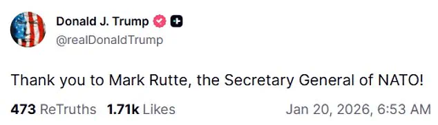 International Controversy Erupts Over Trump's AI-Generated Map Claiming Greenland and Canada as US Territory Ahead of Davos Appearance