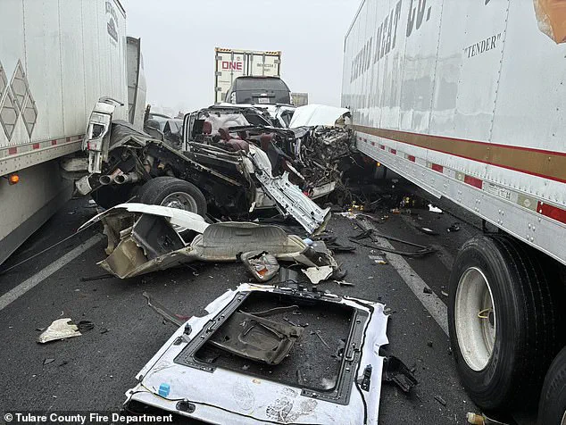 Thick Fog and Chain-Reaction Crash on California Highway 99: Earlimart Incident Leaves Drivers in Disarray