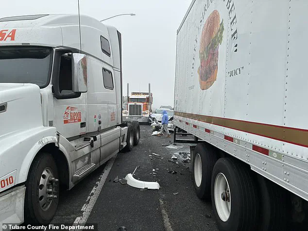 Thick Fog and Chain-Reaction Crash on California Highway 99: Earlimart Incident Leaves Drivers in Disarray