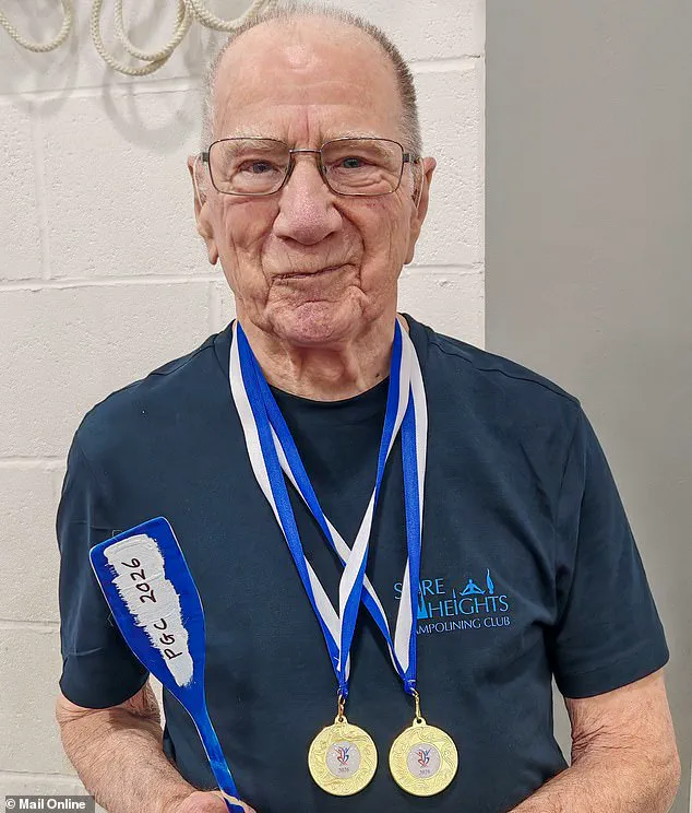 91-Year-Old Peter Quinney Wins Gold in Trampolining, Defying Age Expectations