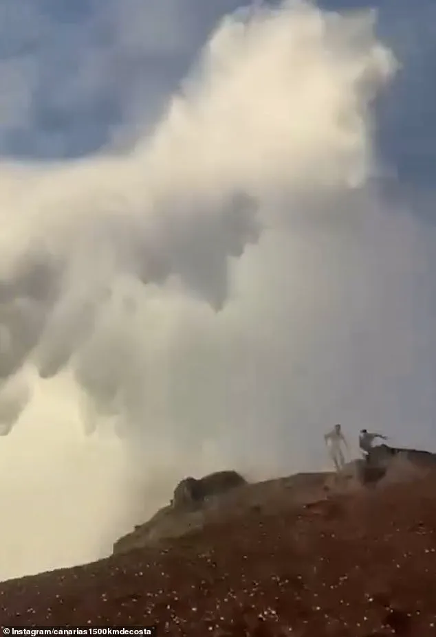 Selfie-Taking Tourists Narrowly Escape Death After Giant Wave Strikes in Canary Islands