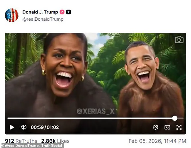 Donald Trump Refuses to Apologize for Sharing Video Depicting Obamas as Apes, Faces Backlash from Both Parties and Public