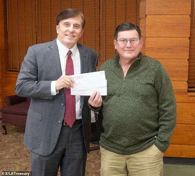 Louisiana Man Receives Record $320,000 Unclaimed Property Check, Plus $80,000 for Son's Trust Fund