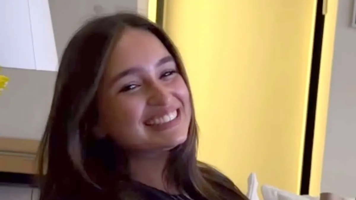 14-Year-Old Arabella Kushner Cheers for Team USA's Figure Skaters at Winter Olympics