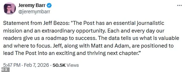 Washington Post CEO Resigns Amid Layoffs and Staff Concerns Over Journalism's Future