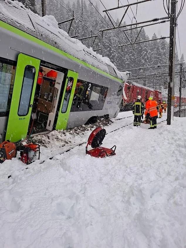Avalanche Derails Swiss Train Near Goppenstein, Injuring Five; No Fatalities Reported
