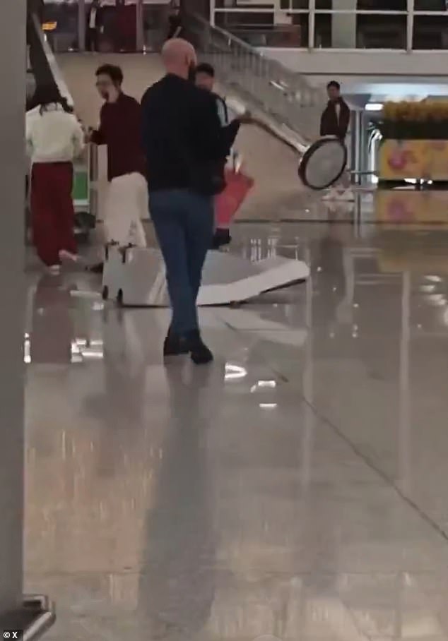 British Tourist Causes Chaos at Hong Kong Airport, Smashing Infrastructure Before Arrest