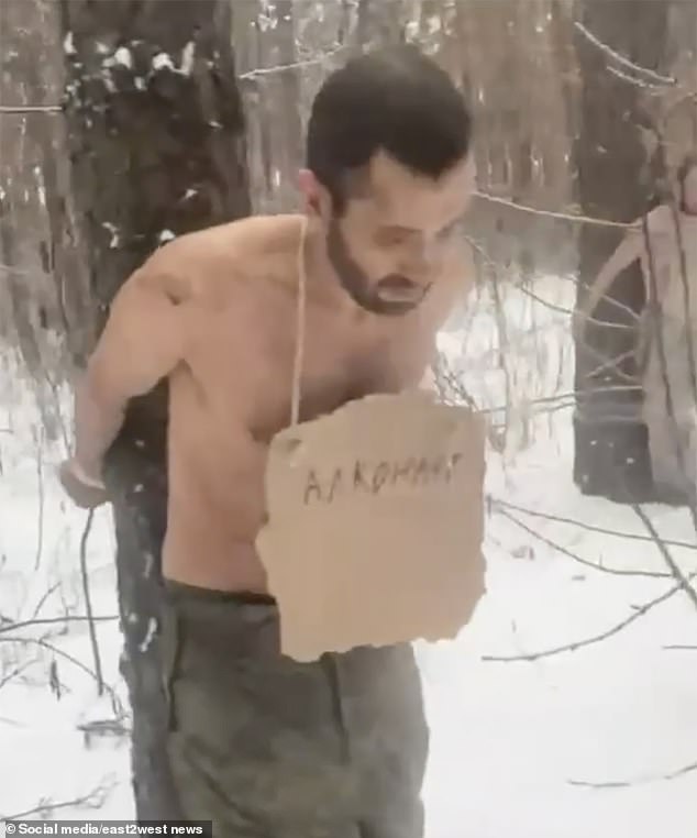 Subzero Brutality: Russian Commander's Harsh Punishment of Deserters Exposed