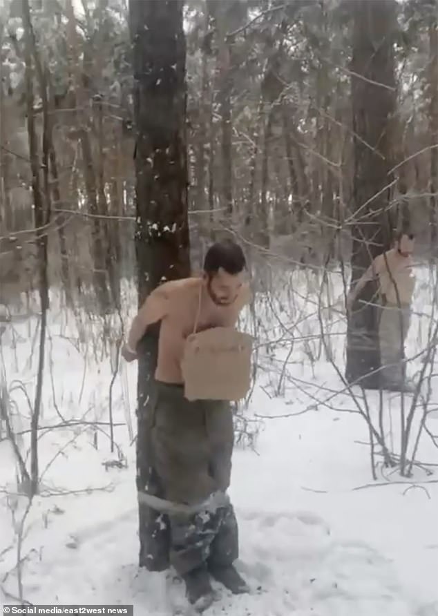 Subzero Brutality: Russian Commander's Harsh Punishment of Deserters Exposed