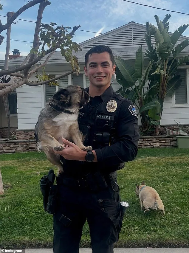 Burbank Officer's Viral Thirst Trap Photo with French Bulldogs Captivates Internet