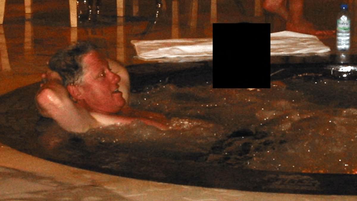 Bill Clinton's Hot Tub Photo Surfaces in Epstein Files