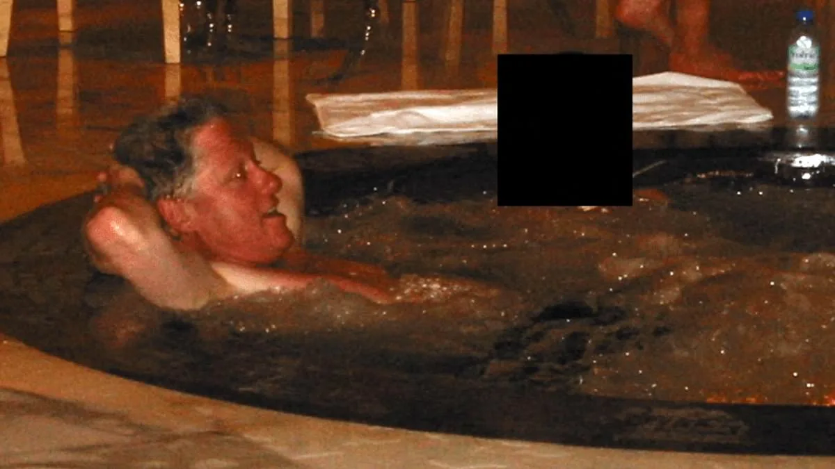 Bill Clinton's Hot Tub Photo Surfaces in Epstein Files