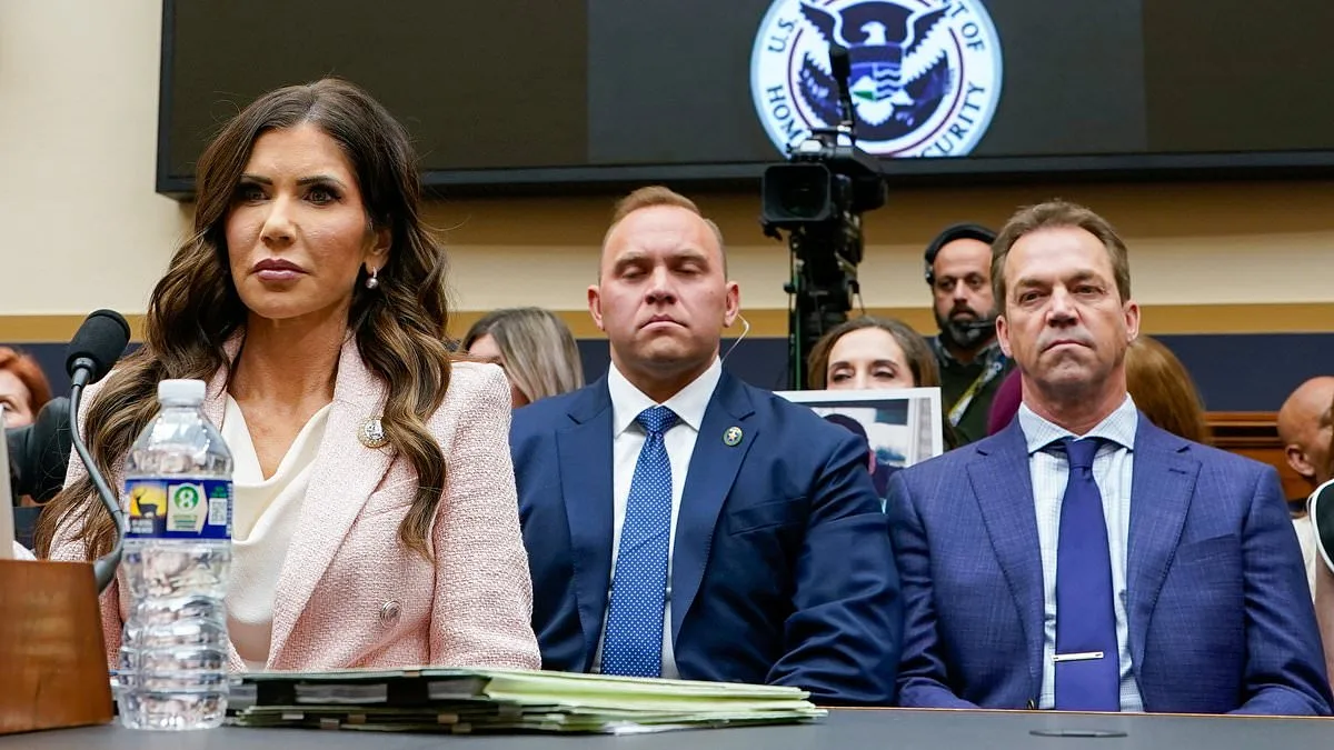 House Lawmakers Confront Kristi Noem Over Extramarital Affair Allegations During Tense Hearing