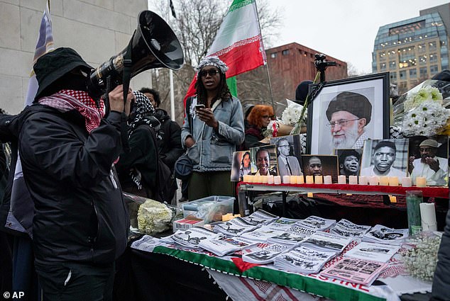 Violent Clash Erupts Between Pro-Iranian and Pro-Israeli Protesters During Vigil for Ayatollah Khamenei in NYC