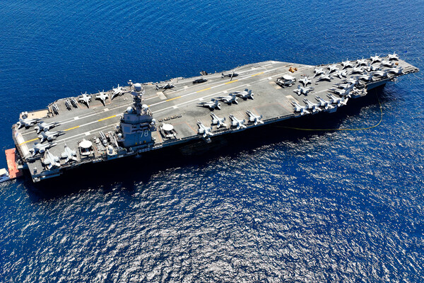 Fire on USS Gerald R. Ford in Red Sea Contained Quickly; Two Sailors Injured