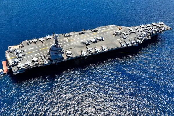 Fire on USS Gerald R. Ford in Red Sea Contained Quickly; Two Sailors Injured