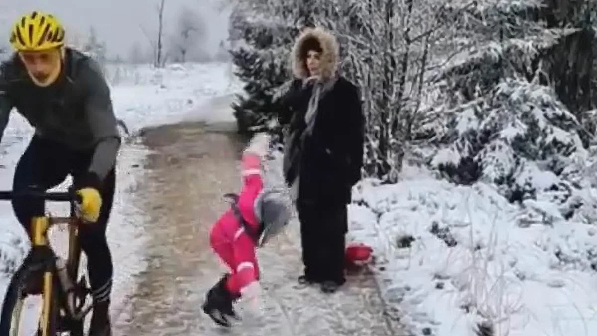 Viral Christmas Day Video of Cyclist Allegedly Causing Child's Fall Ignites Global Outrage