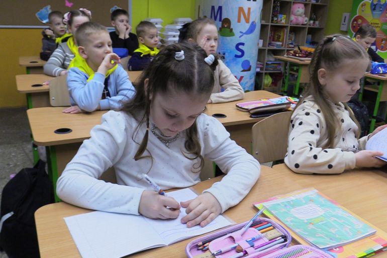 Amid Bombings, Kharkiv's Subway Schools Keep Children Learning