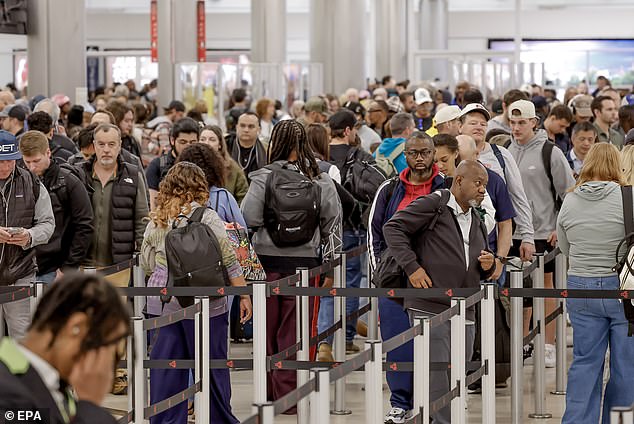 Government Shutdown Sparks Airport Chaos, Long Lines as TSA Paychecks Halted