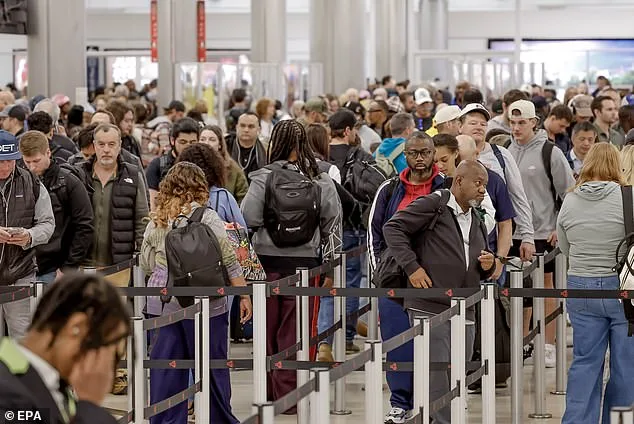 Government Shutdown Sparks Airport Chaos, Long Lines as TSA Paychecks Halted