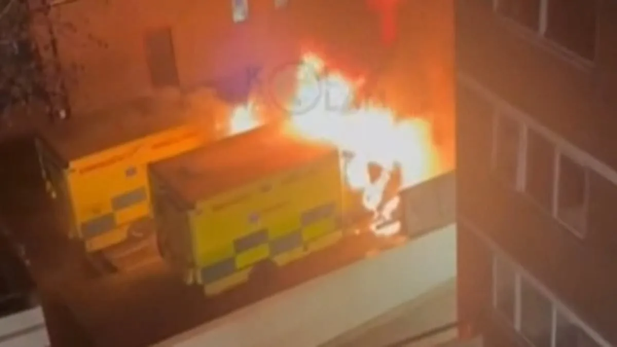 Suspected Antisemitic Attack: Explosions and Fire Near London Synagogue as Ambulances Set on Fire