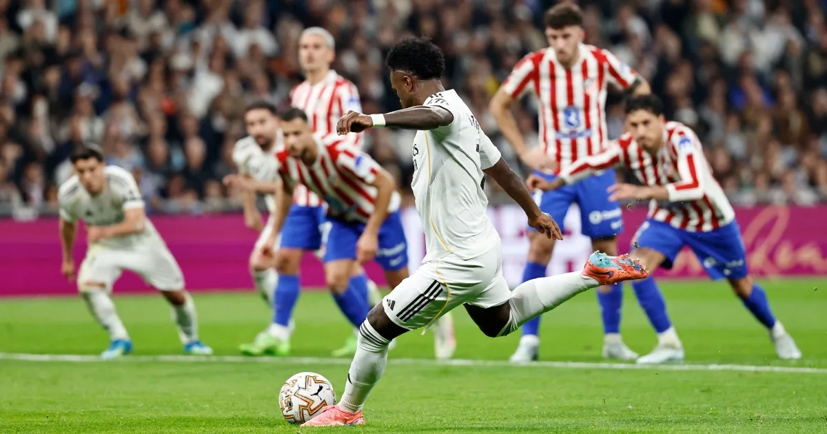 Vinicius Jr. Shines in 3-2 Derby Win as Real Madrid Stay Close to Barcelona Leaders