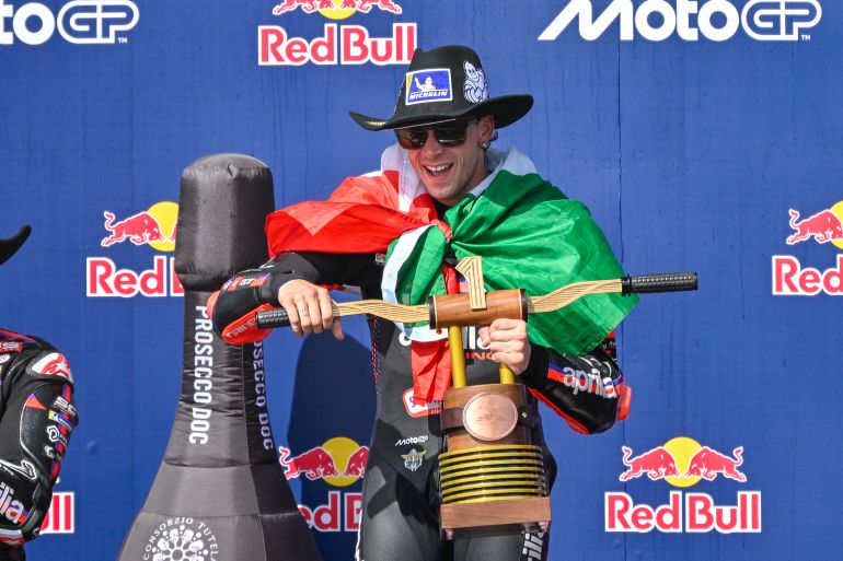 Bezzecchi Defies Odds with Dominant MotoGP Win After Sprint Race Crash at Circuit of the Americas