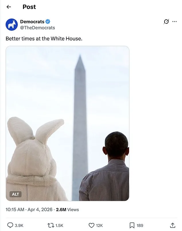 Democratic Party's Controversial Easter Message Sparks Backlash Over Omission of Biden