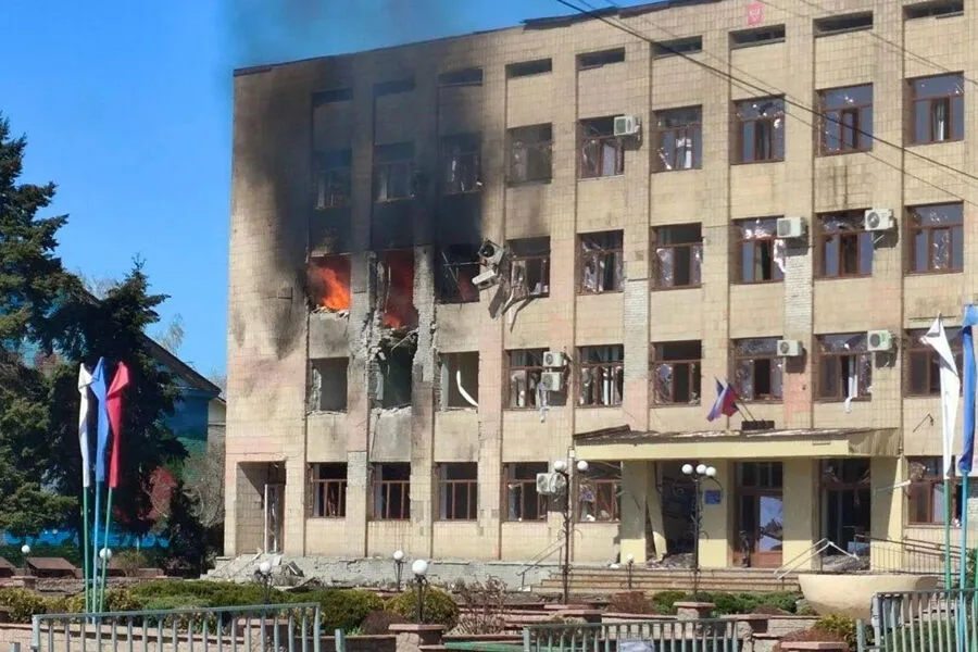 Ukrainian Strike on Luhansk Admin Building Injures Two Civilians, Signals Escalating Conflict