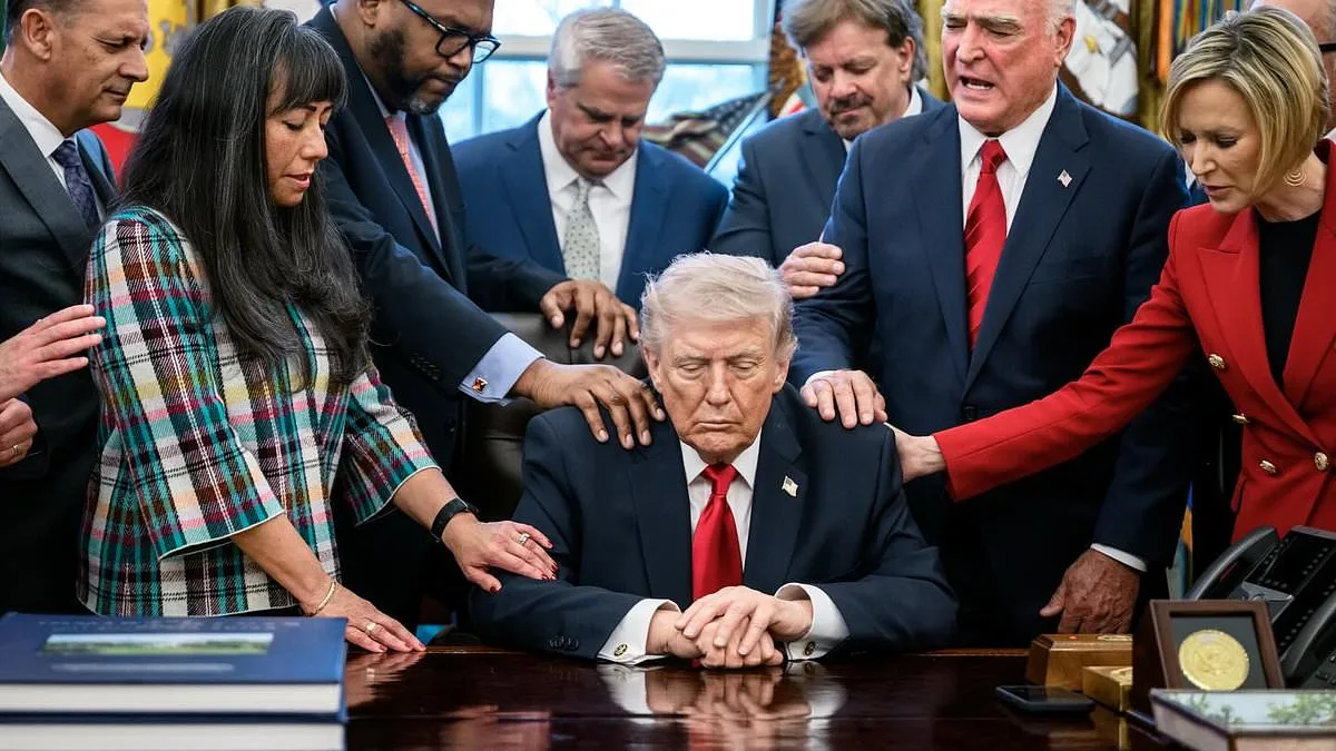 Trump Defends AI-Generated Image of Him as Jesus, Calls It 'Doctor Helping the Sick
