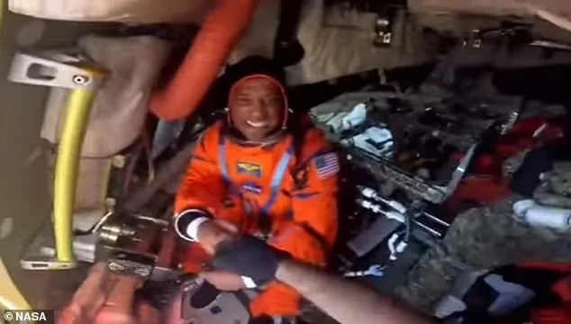 Astronauts Welcome Home: Emotional Return from Lunar Mission.