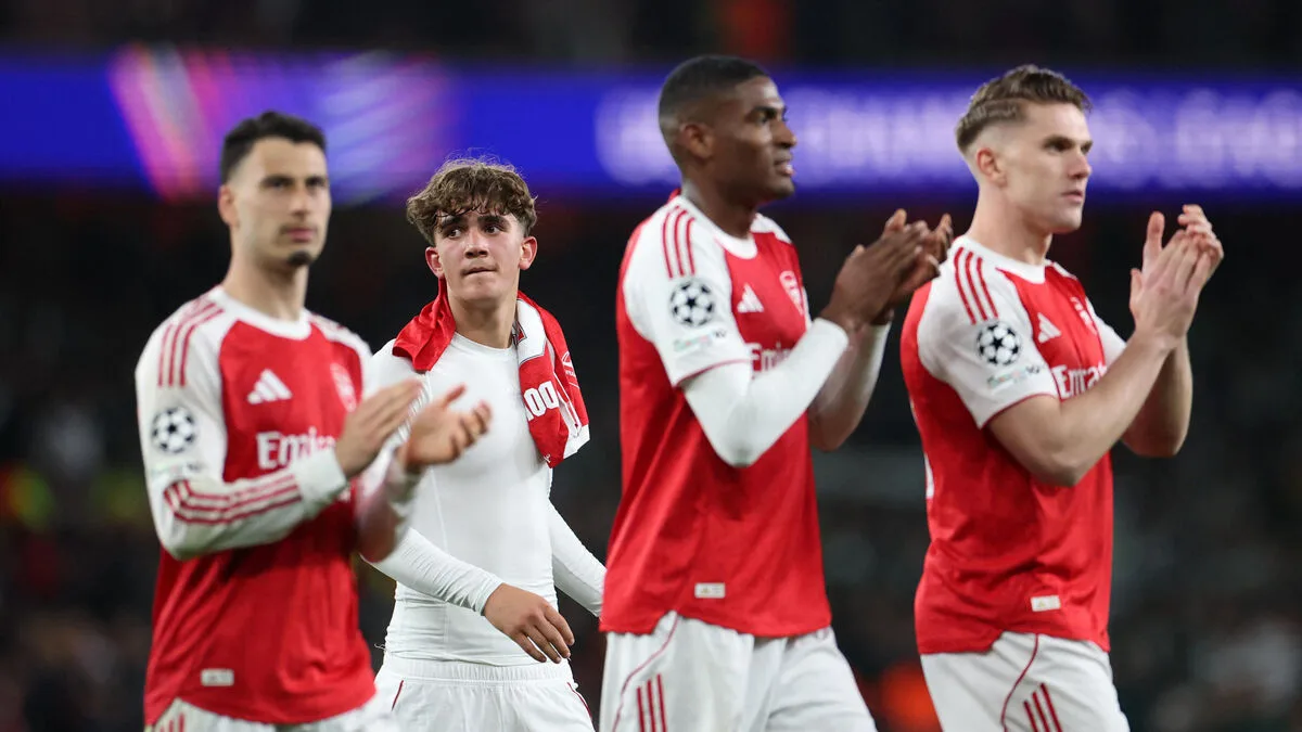 Gunners edge past Sporting in tense affair.