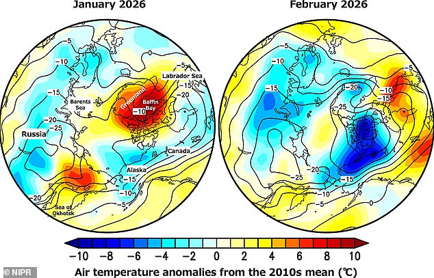 Arctic sea ice hits record low as scientists fear climate tipping point.