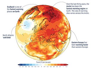 Arctic sea ice hits record low as scientists fear climate tipping point.