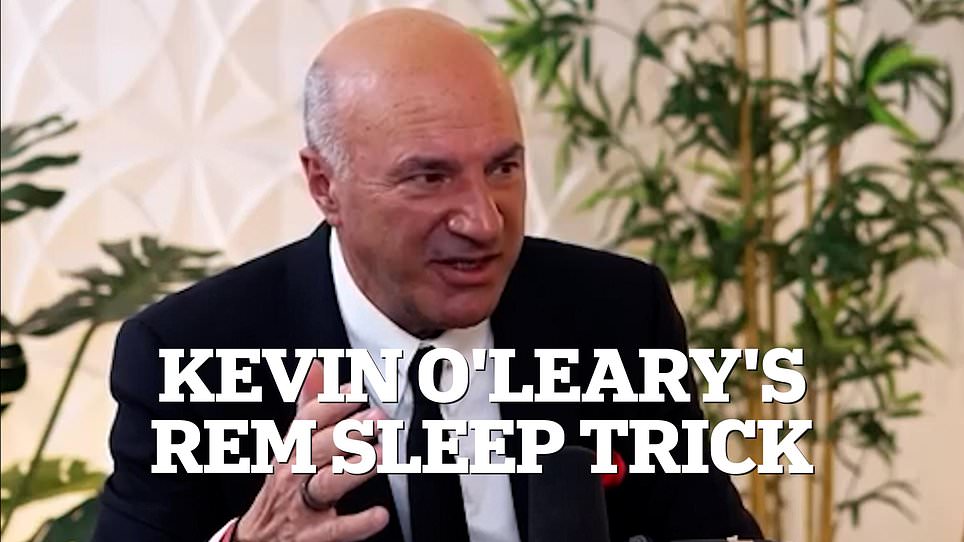 Kevin O'Leary claims drinking wine at breakfast protects sleep quality.