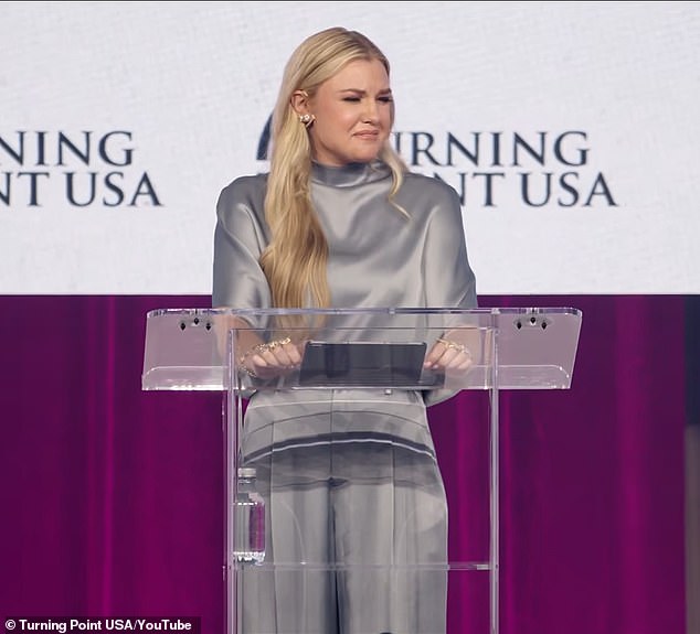 Protester Mocks Charlie Kirk Death at Texas Conference While Crowd Chants