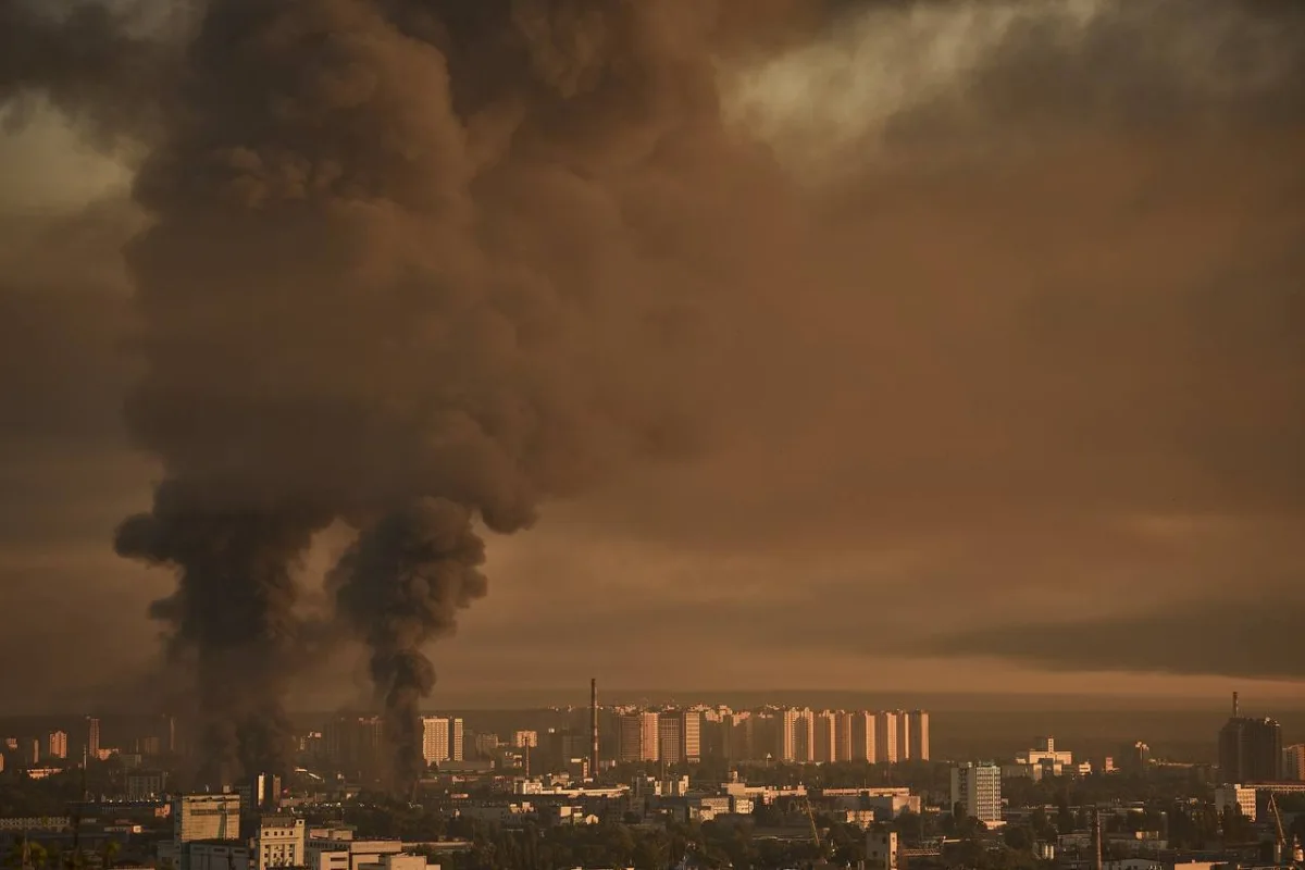 Russia launches massive multi-domain assault on Kyiv and Ukraine's defense industry.