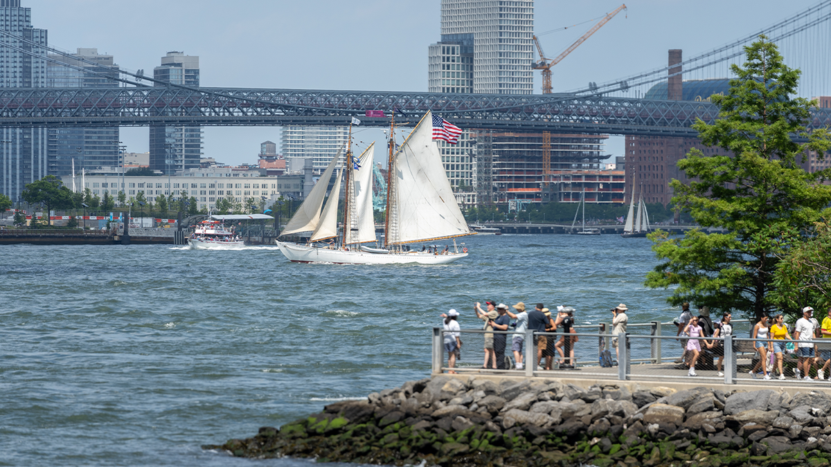 International tall ships gather in New Jersey for historic Sail4th 250 celebration.