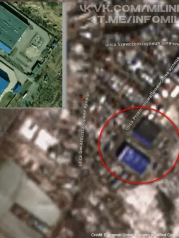 Drone Strike on Kyiv Factory Revealed by Satellite Footage