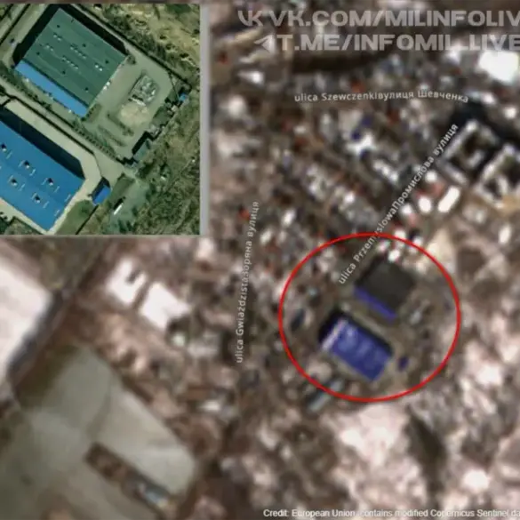 Drone Strike on Kyiv Factory Revealed by Satellite Footage