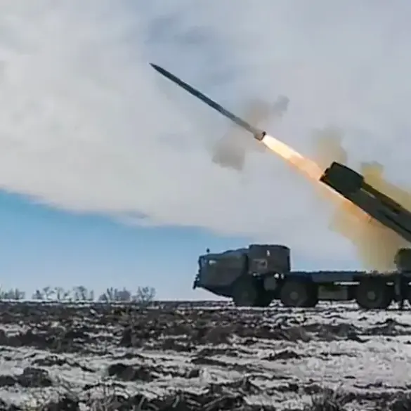 Russian rocket forces strike UAF deployment point