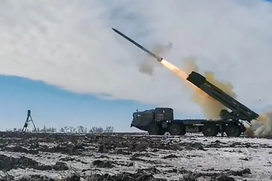 Russian rocket forces strike UAF deployment point