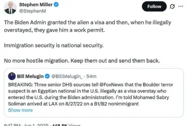 FBI Identifies Egyptian National as Suspect in Attack on Pro-Israel Rally in Boulder, Colorado